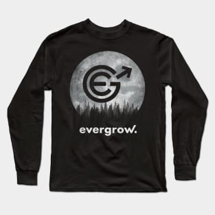 Vintage Evergrow EGC Coin To The Moon Crypto Token Cryptocurrency Blockchain Wallet Birthday Gift For Men Women Kids Long Sleeve T-Shirt